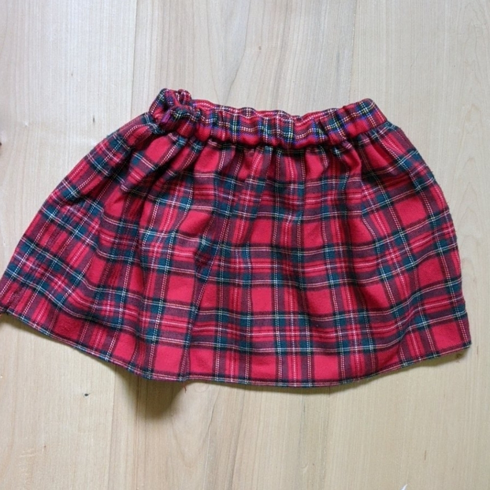 Girls tartan skirt